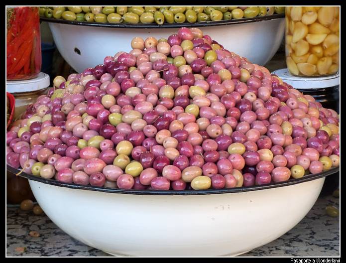 Aceitunas zoco Marrakech